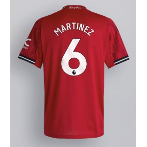 Manchester United Lisandro Martinez #6 Jalkapallovaatteet Kotipaita 2025-26 Lyhythihainen